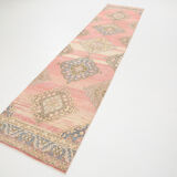 Tapis de course turc vintage 3x12, 86x376Cm