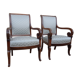 Pair of armchairs restoration style Charles X