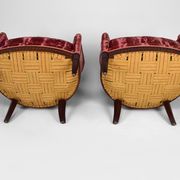 Art Deco Salon by Paul Follot in pink velvet, circa 1920