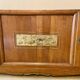Mid-century vintage Scandinavian 1950s Art Deco Parisian sideboard oak wood