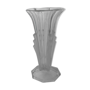 vase en verre art deco