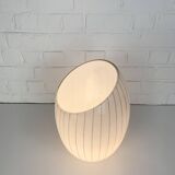 Large Murano glass table lamp with lined pattern 1950-60