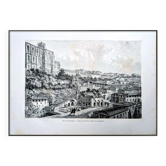 Illustration Fontebranda, Sienne, imprimée en 1866