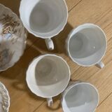 4 cups coffee with Johnson bros saucers