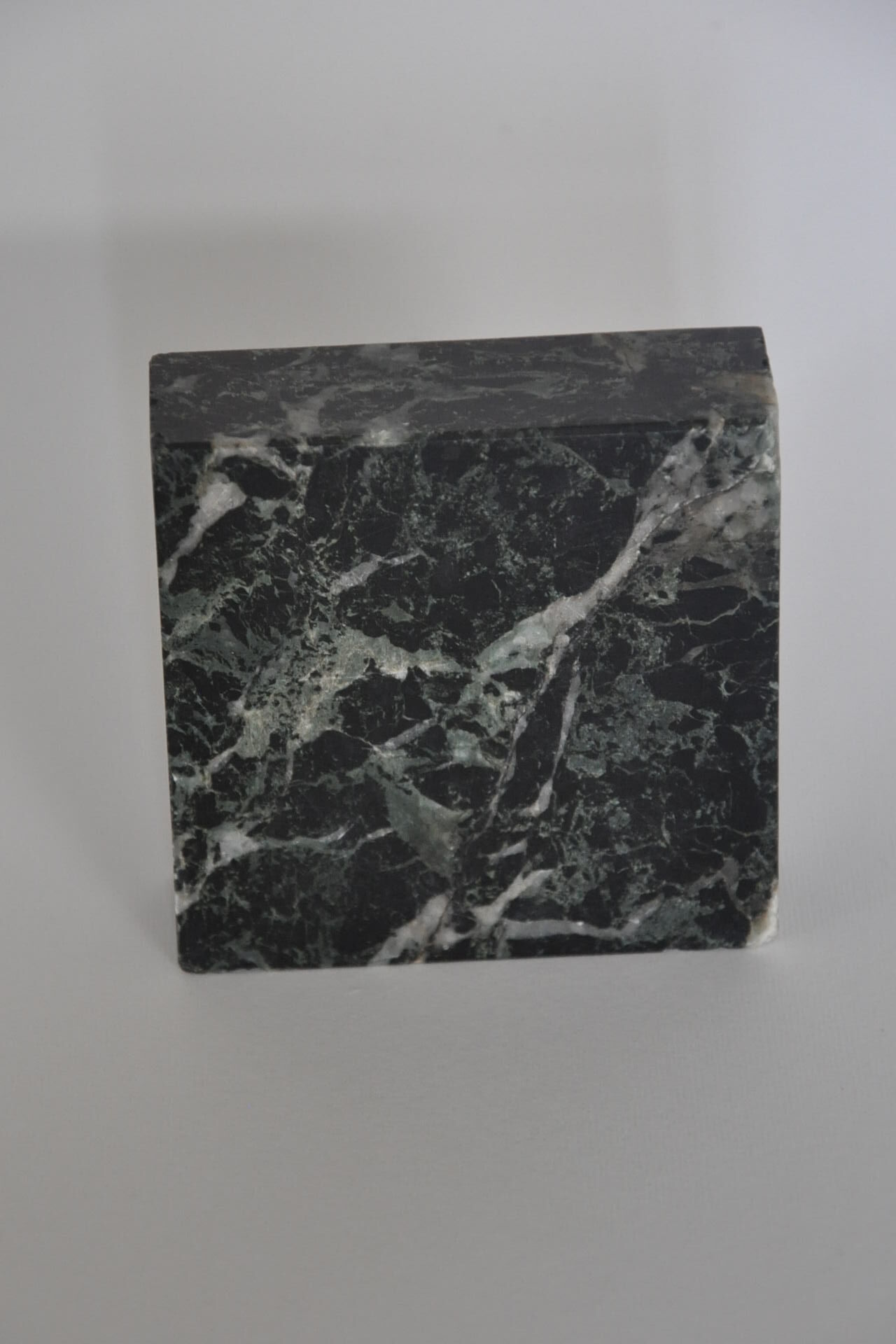 Encrier ancien marbre et bronze