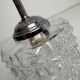 Vintage glass wall light "diamond point"