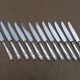 12 entremets Christofle  knives silver metal stainless steel blade model Vendome