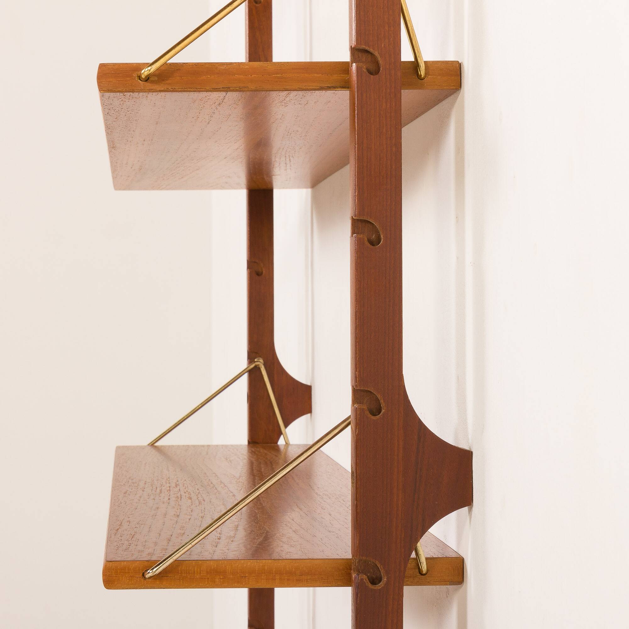 Ergo one bay teak wall unit, Norway, 1960s