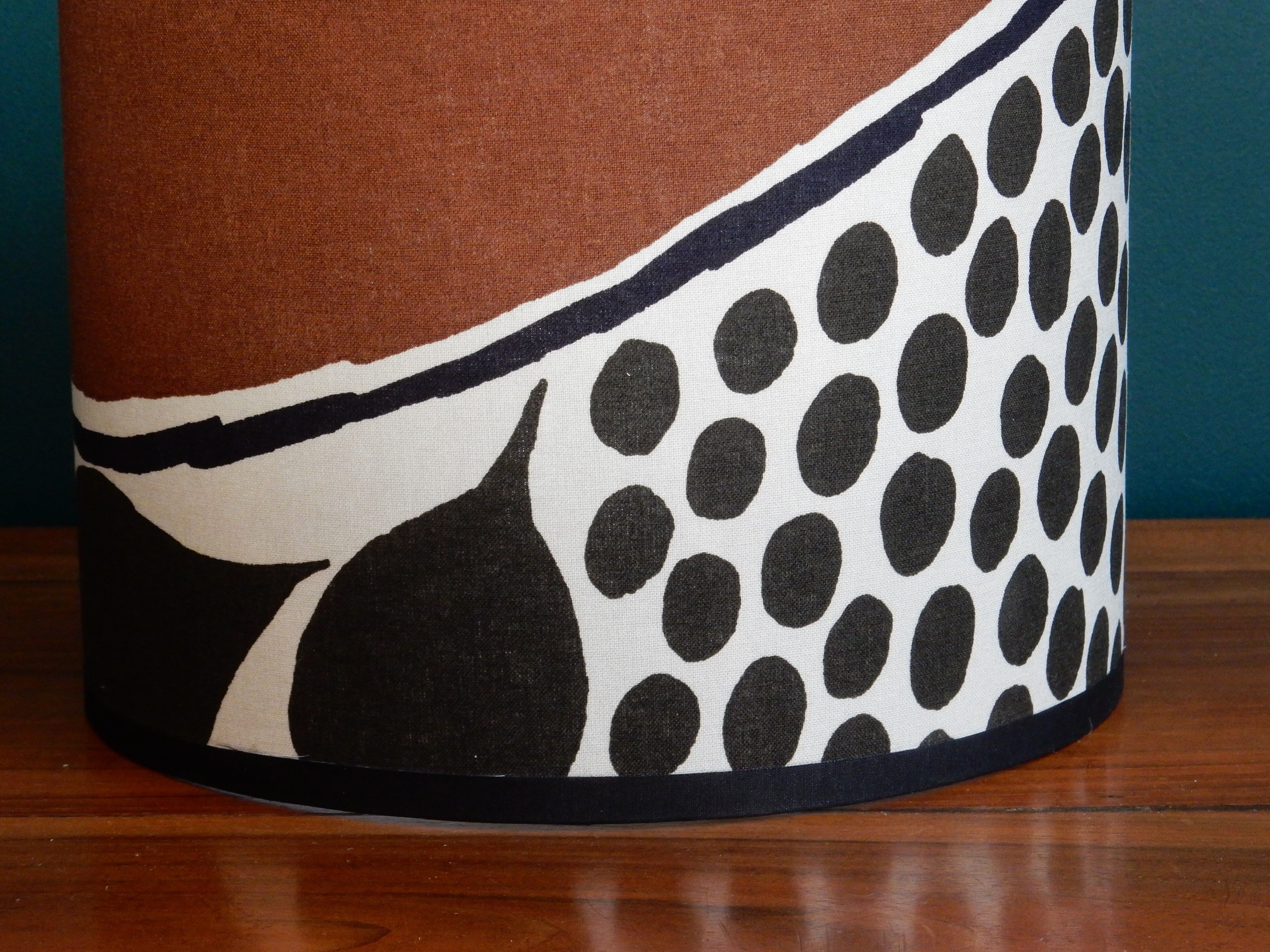 Marimekko fabric lampshade
