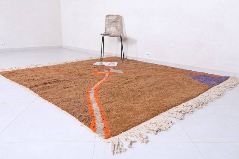 Brown Moroccan rug 150/250cm