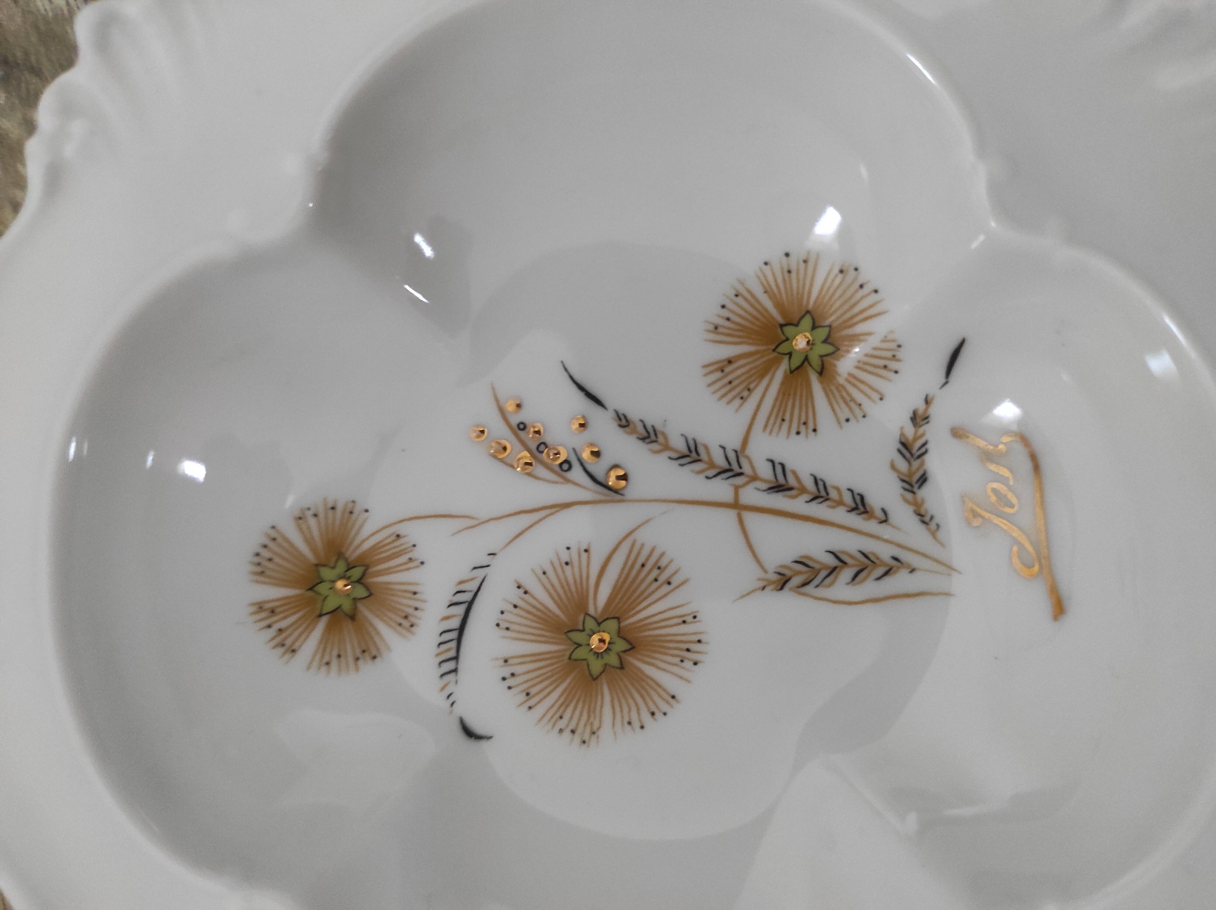 Set of porcelain bowls Jamet Seignolles