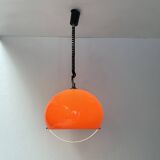Vintage 70s Adjustable Pendant Lamp Chandelier