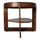 Table d'appoint en chêne de l'École d'Amsterdam avec motif carré, Pays-Bas, vers 1925