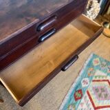 Vintage wooden architect's professional furniture