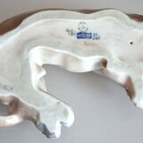Sleeping dog sculpture, setter, pointer, Royal Copenhagen porcelain