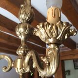 Brass chandelier 3 branches