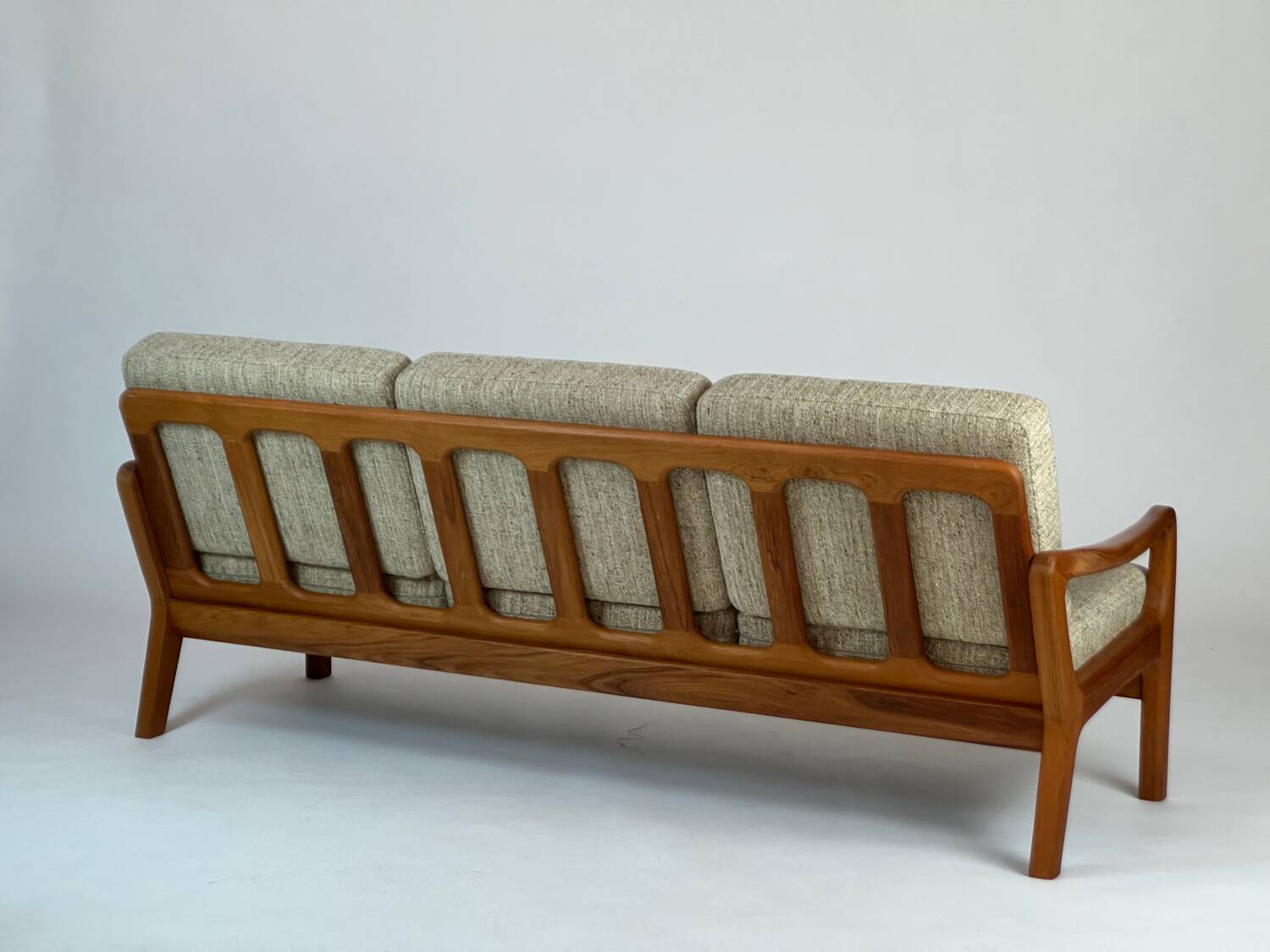 Canapé-lit en teck danois par Juul Kristensen, design vintage