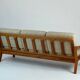 Canapé-lit en teck danois par Juul Kristensen, design vintage