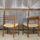 2x Niels O. Møller dining chair in teak Model 75, 1960s Denmark