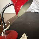 Lampe suspension rouge année 70/80
