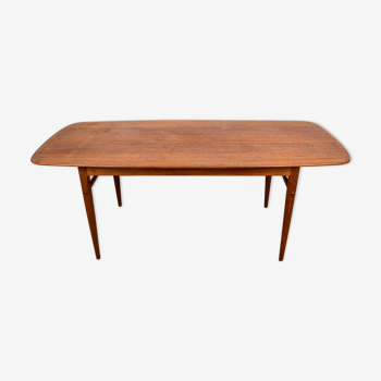 Large Swedish teak coffee table by Svante Skogh for Seffle Mobelfabrik 1960.