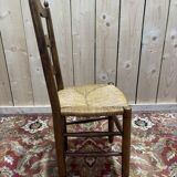 Série de chaises paillées salle à manger