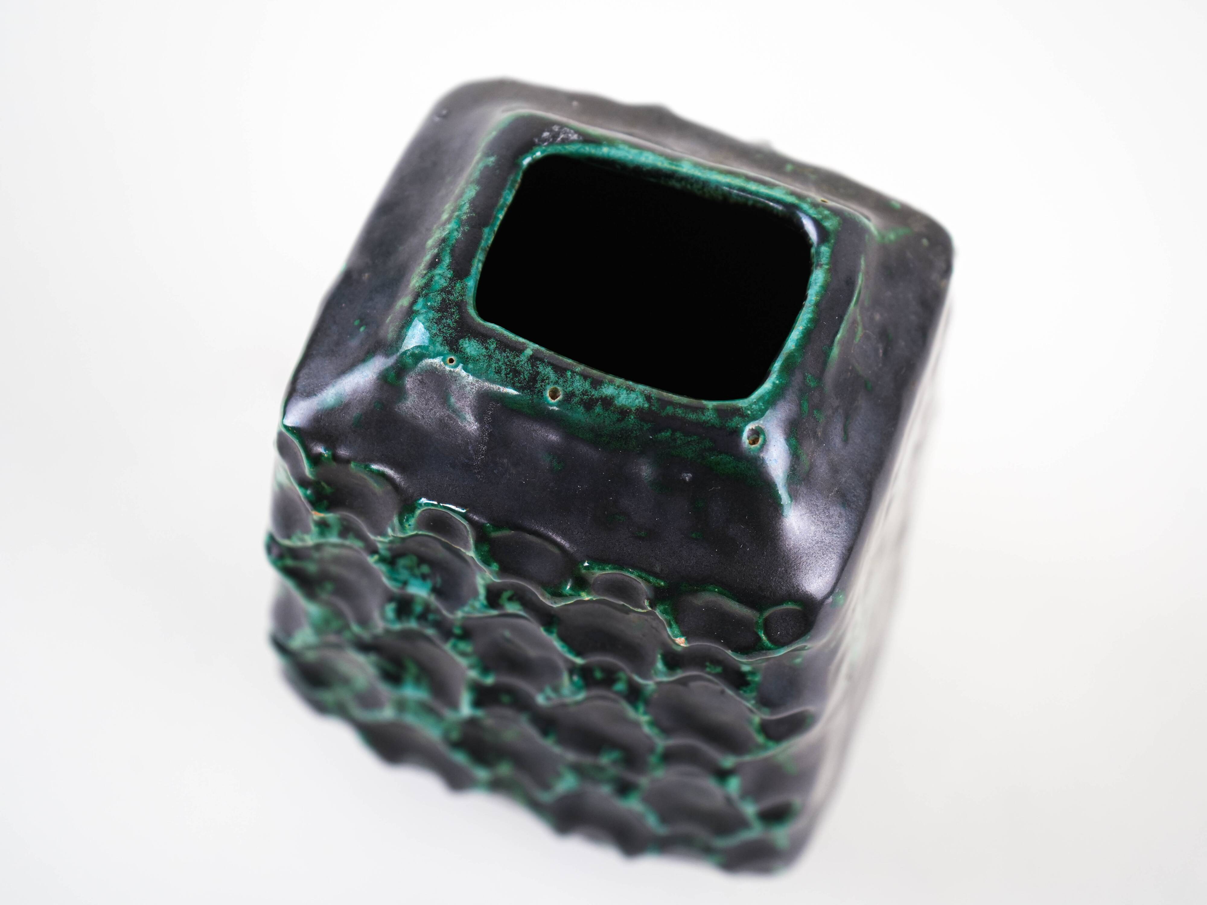 Ceramic vase, German design, 1970s, made in West Germany