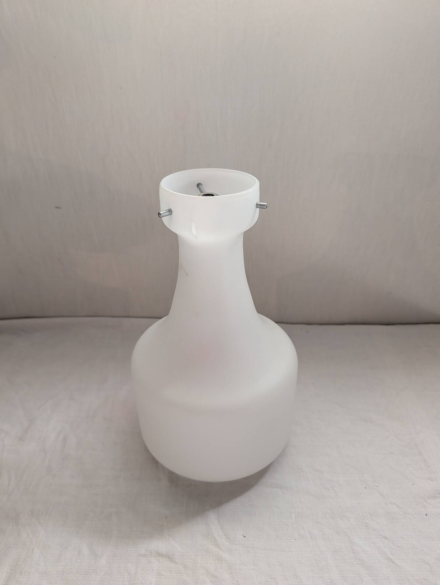 Abat-jour opaline blanche années 60