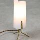 Mid-Century Italian Plastic and Brass Table Lamp
