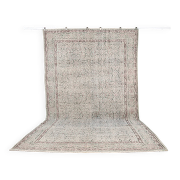 Tapis turc décoratif noué à la main, sku-v277