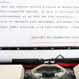 Machine-typer Olympiette Special Olympia