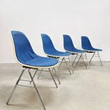 Vintage fiberglass DSX chairs Vitra Eames Herman Miller