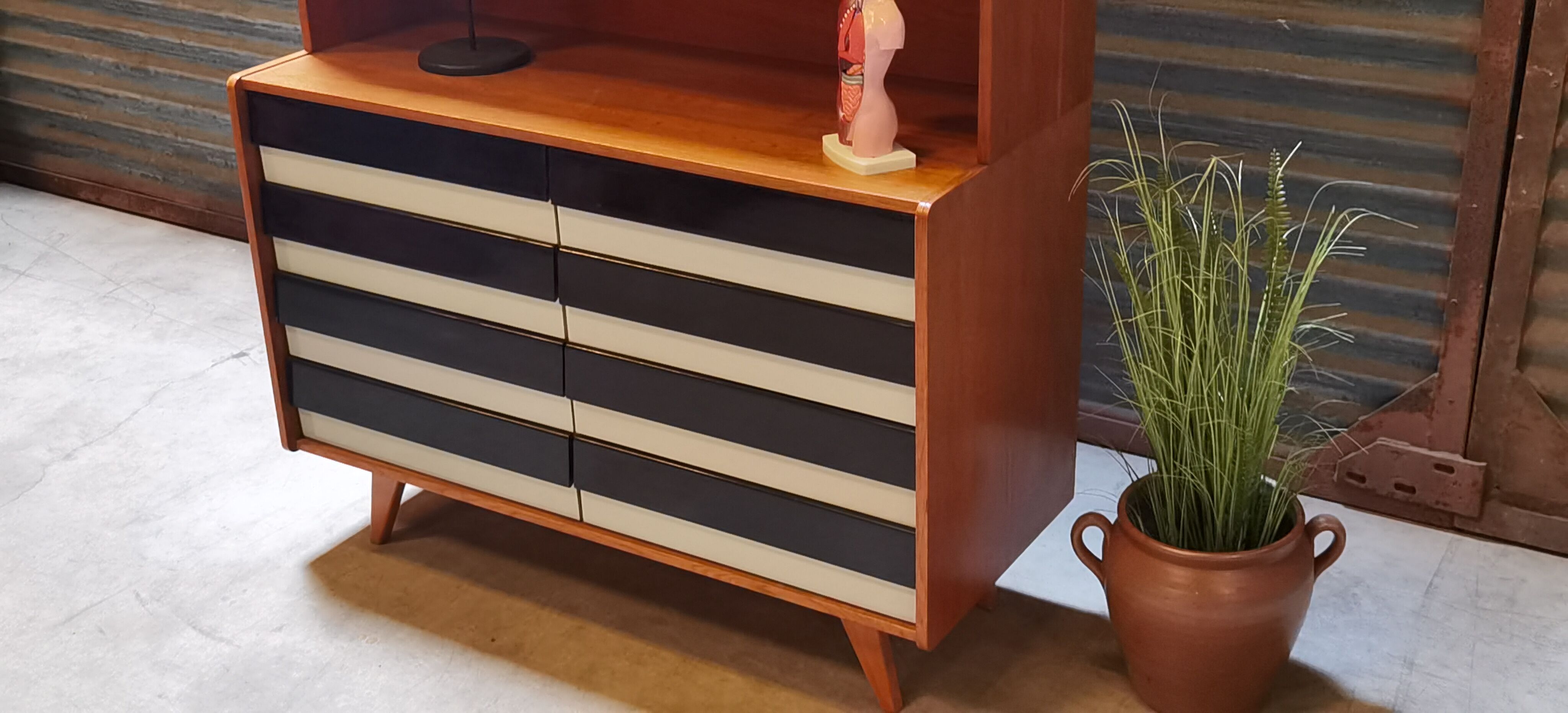 Library U 453 by Jiri Jiroutek for Interior Praha Foot Compass 1960