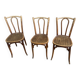 Trio de chaises bistrot vintage