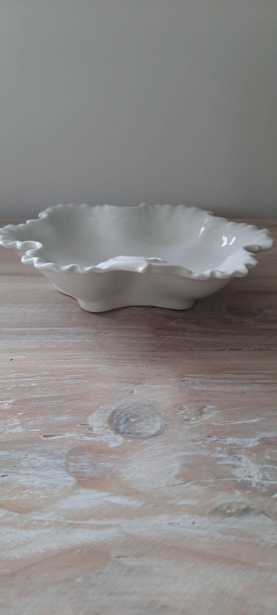 White porcelain platter