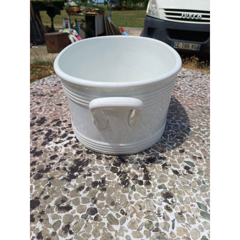 Earthenware planter: BF Belgium 19th century