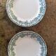 Set of 2 plates in Terre de Fer Saint Amand model Argenton