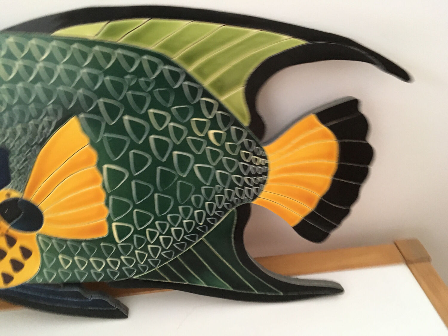 Ethical decorative fish painting.
