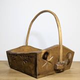 Basket in good vintage Sculpture of Queyras