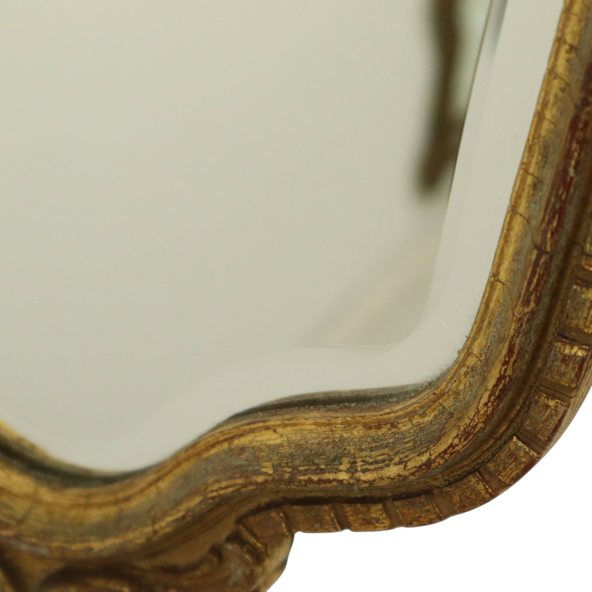 Mid Century Gold Leaf Mirror Classic Deknudt Fifties