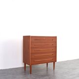 Mid-Century Danish Teak Chest of Drawers, 1960s