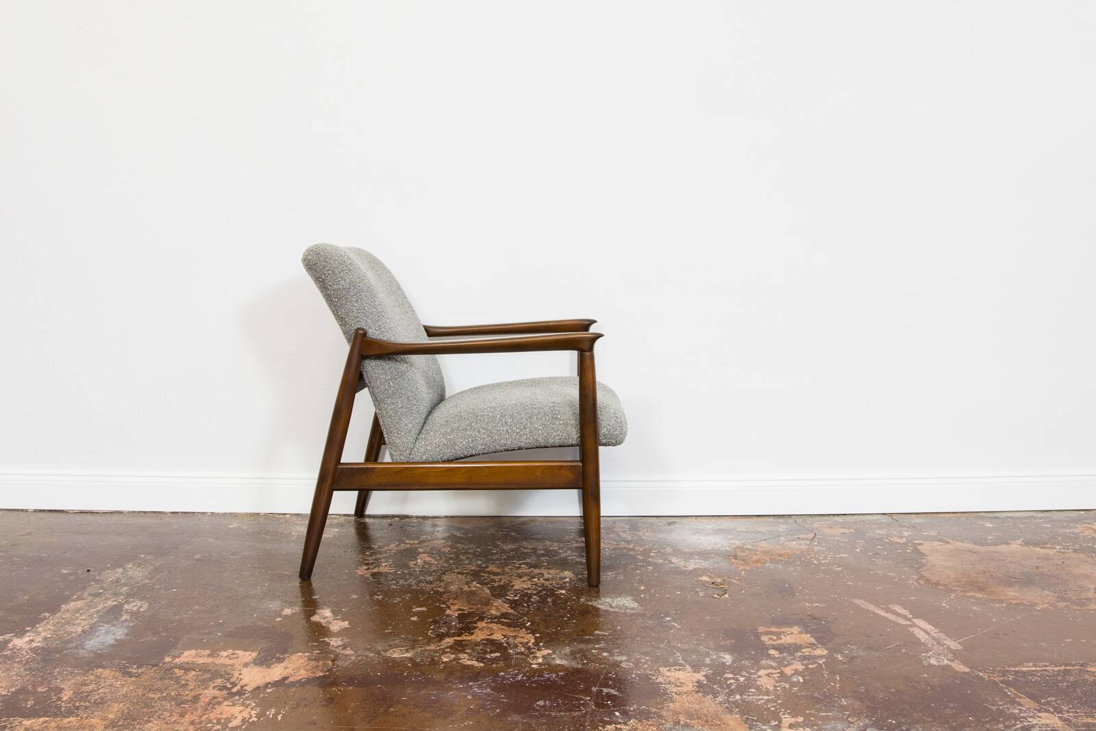 Pair Of Mid Century Restored Armchairs Gfm 64 by Edmun Homa, 1960s