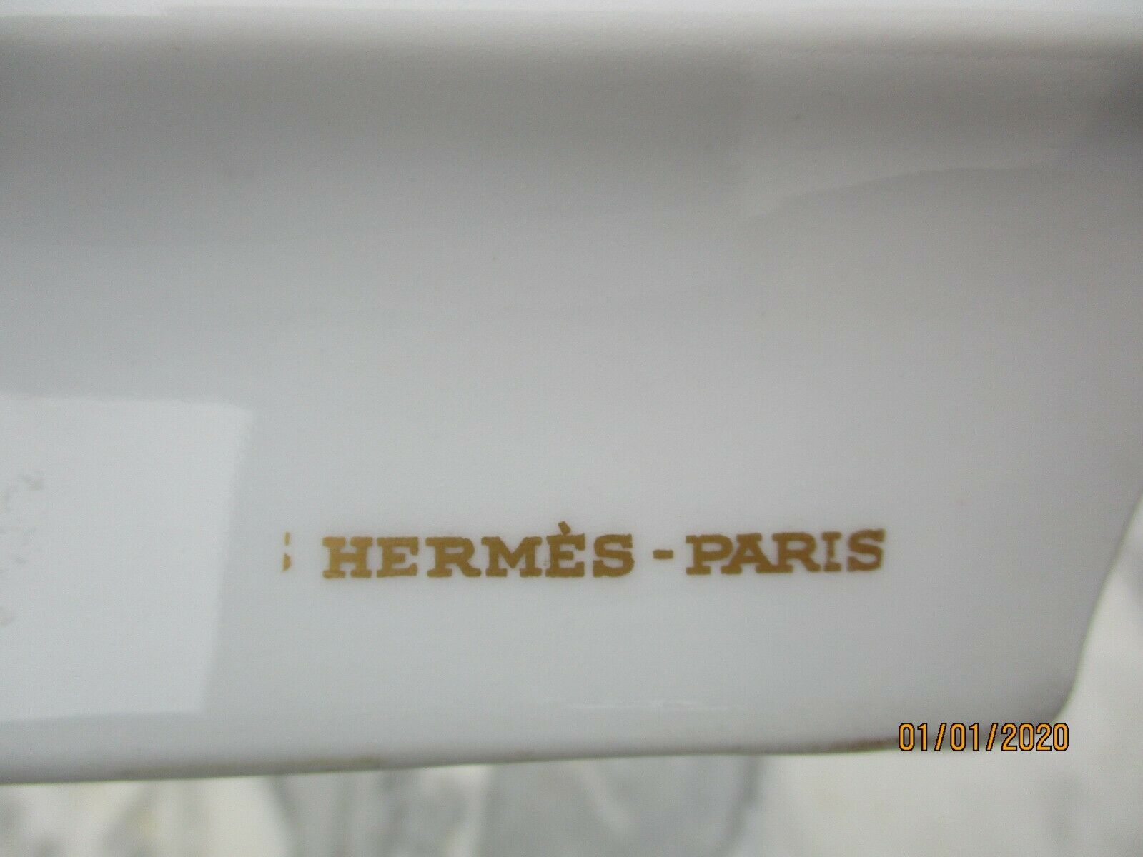 Hermes ashtray porcelain