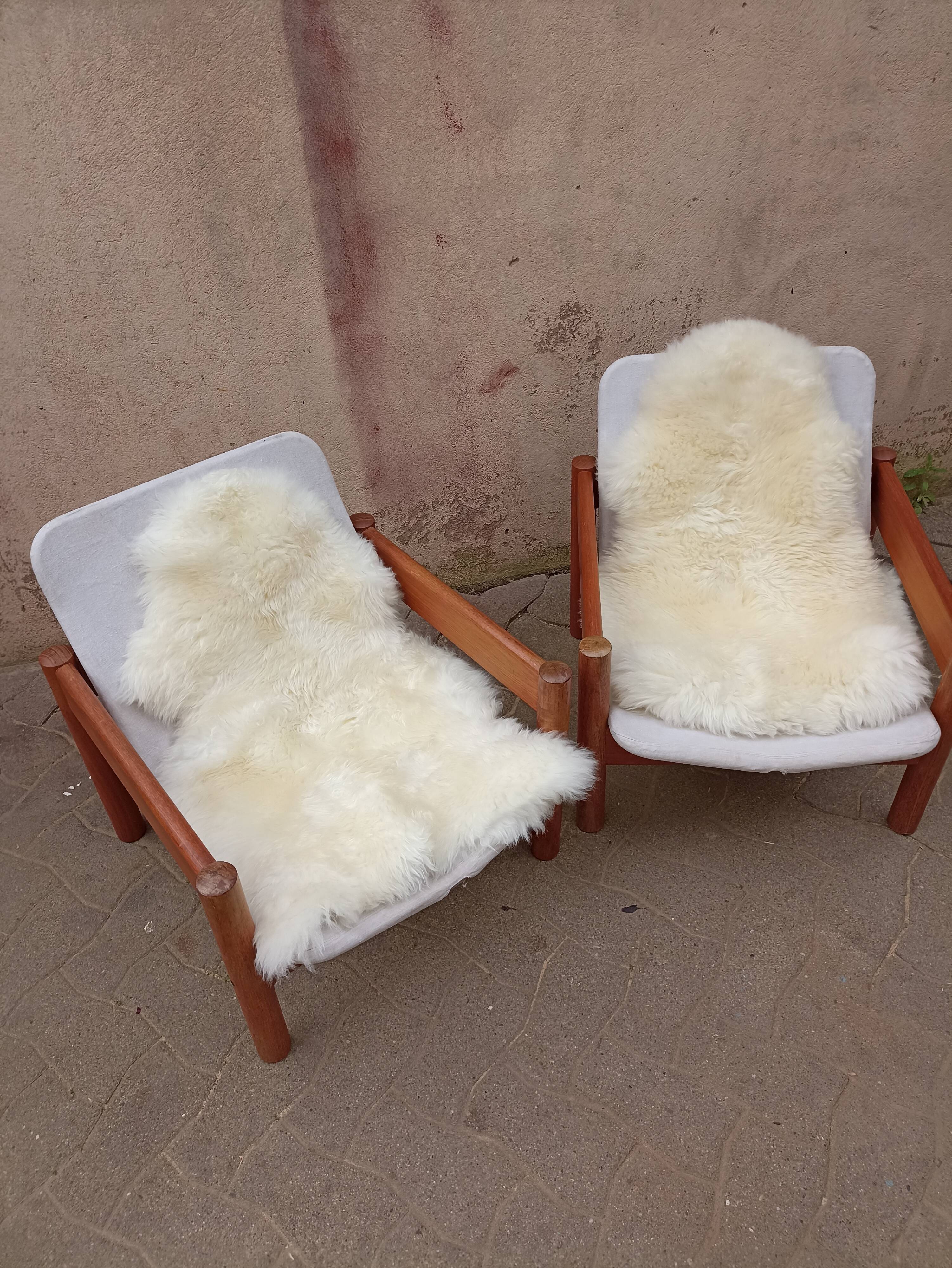 Pair of Scandinavian armchairs