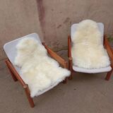 Pair of Scandinavian armchairs