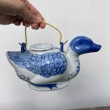 Chinese blue duck teapot