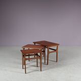 1950s Nesting tables by Poul Hundevad for Fabian, Denmark