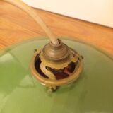 Green enamelled sheet metal suspension