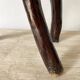 Tabouret tripode artisanal brutaliste