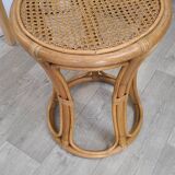 Rattan and Indonesian caning stool